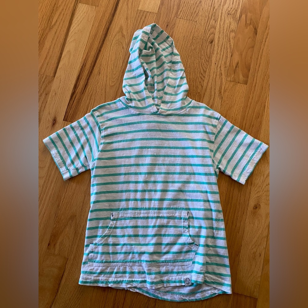 Kids Striped Hoodie Tee